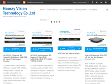 Tablet Screenshot of hoorayvision.com